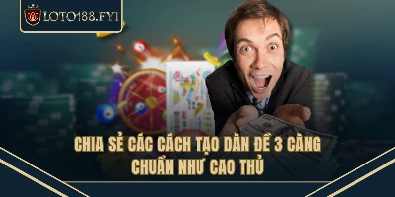 Chia sẻ các cách tạo dàn đề 3 càng chuẩn như cao thủ