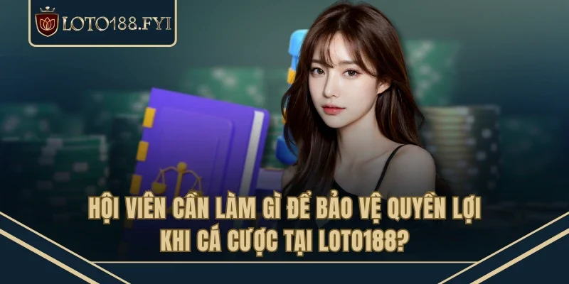 Hội viên cần làm gì để bảo vệ quyền lợi khi cá cược tại LOTO188?