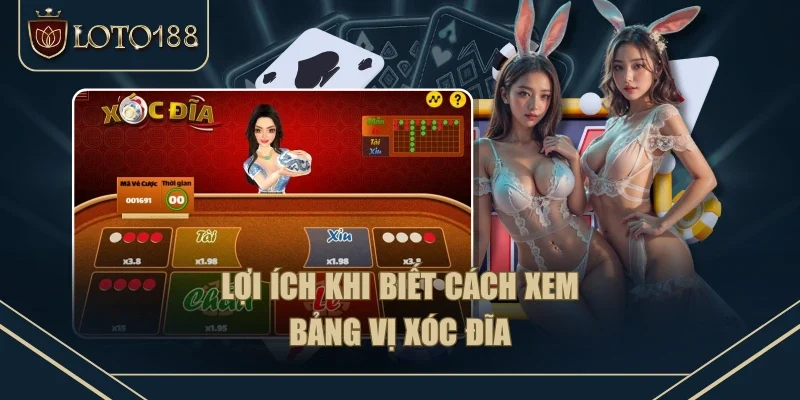 Lợi ích khi biết cách xem bảng vị xóc đĩa